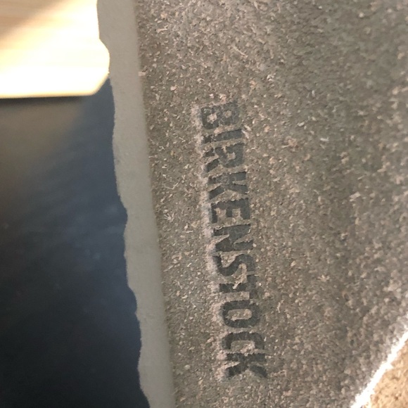 Birkenstock Brown Suede Footbed Sandals - Picture 8 of 16